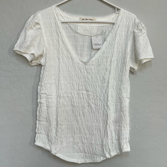 Free People Sugar Cube Tee size medium - Picture 3 of 8